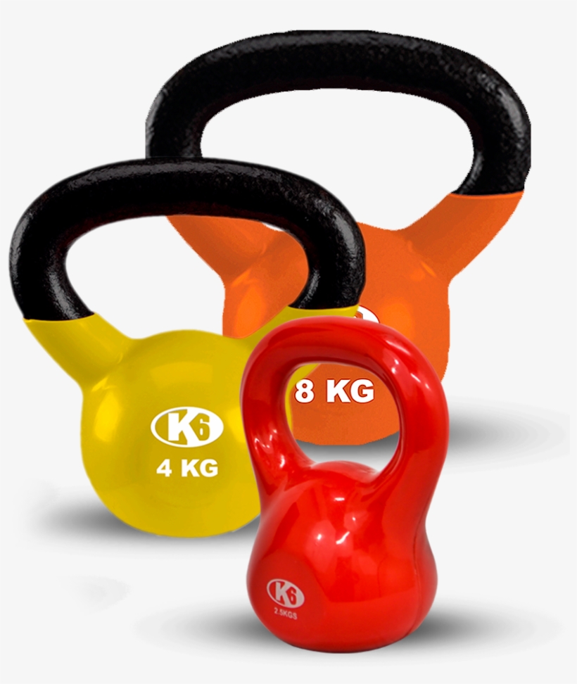 K6 Fitness Kettlebell Pesas Rusas Accesorios Sportline - Pesas Rusas Imagen Png, transparent png download