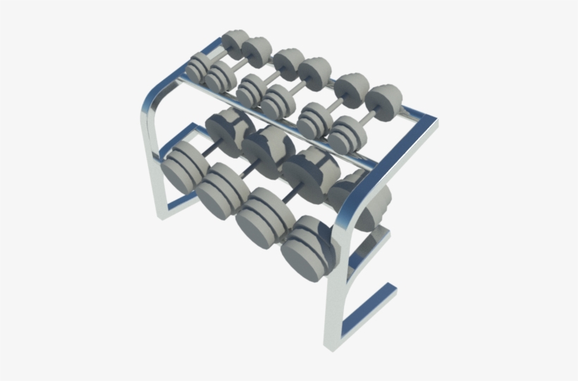 Mueble Para Pesas De 692 X 1384 Mm - Dumbbell, transparent png download