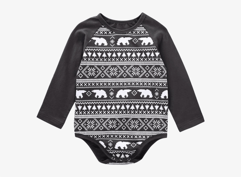 Petite Bello Christmas 0-3 Months Christmas Bear Black - 0-18 M Infantil Criança Bebê Recém-nascido Meninos, transparent png download