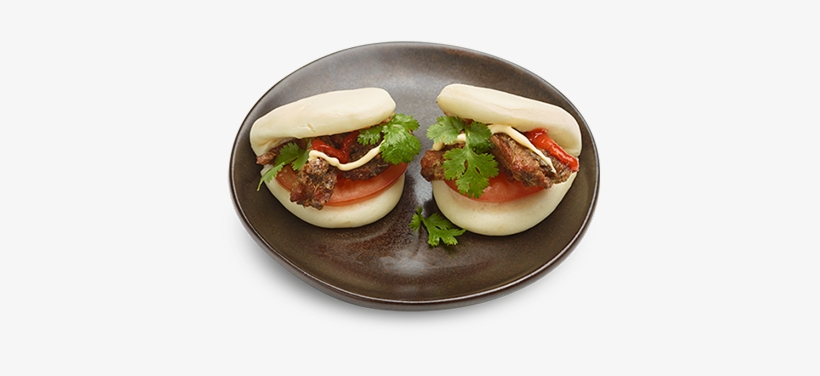 Crispy Chicken Fresh Tomato Bao Buns - Hirata Steamed Buns Wagamama, transparent png download