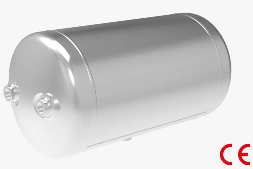 Aluminium Air Reservoir 20 Litre Ø 246mm Alu1004 - Reservoir D Air Aluminium, transparent png download