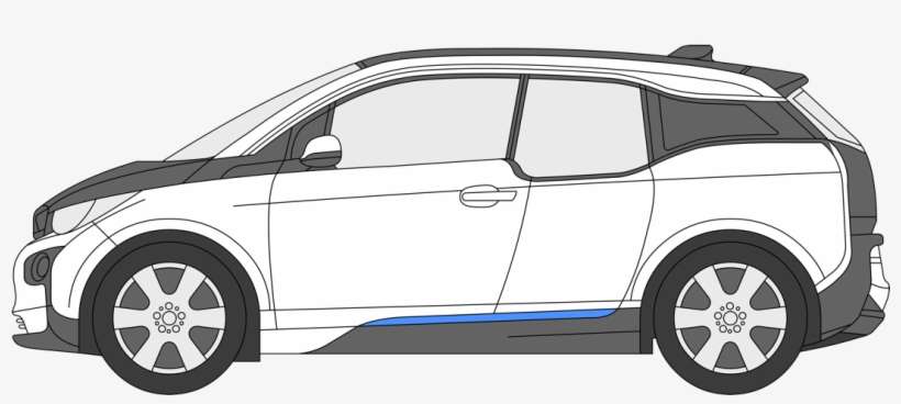 Pure Electric Car - Electric Cars, transparent png download