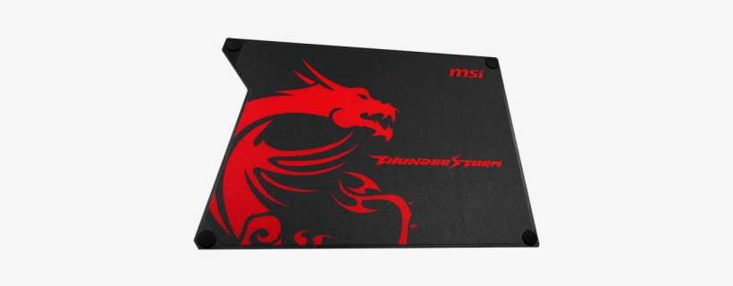 Mouse Pads Gaming Gear Thunderstorm Aluminum Gaming - Msi Thunderstorm Aluminium Gaming Mouse Pad, transparent png download