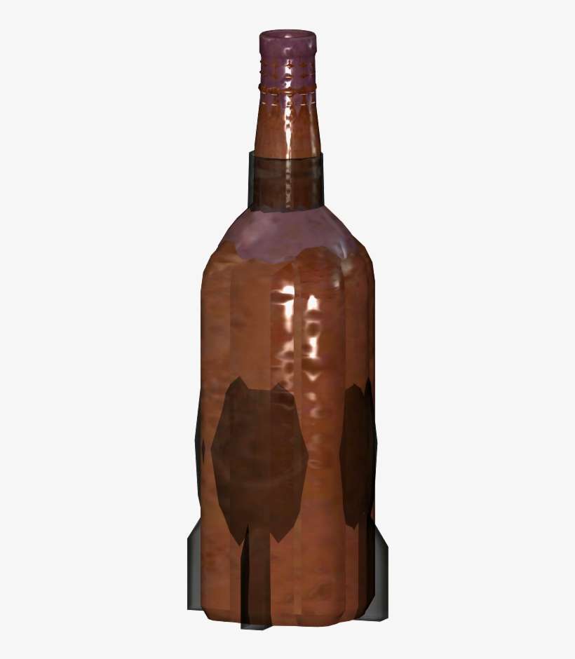 Fo4fh Throwing Bottle - Glass Bottle, transparent png download