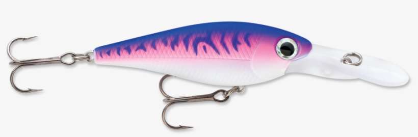 Storm Smash Shad Crankbait - 2-3/4" - Blue Pink Fire, transparent png download