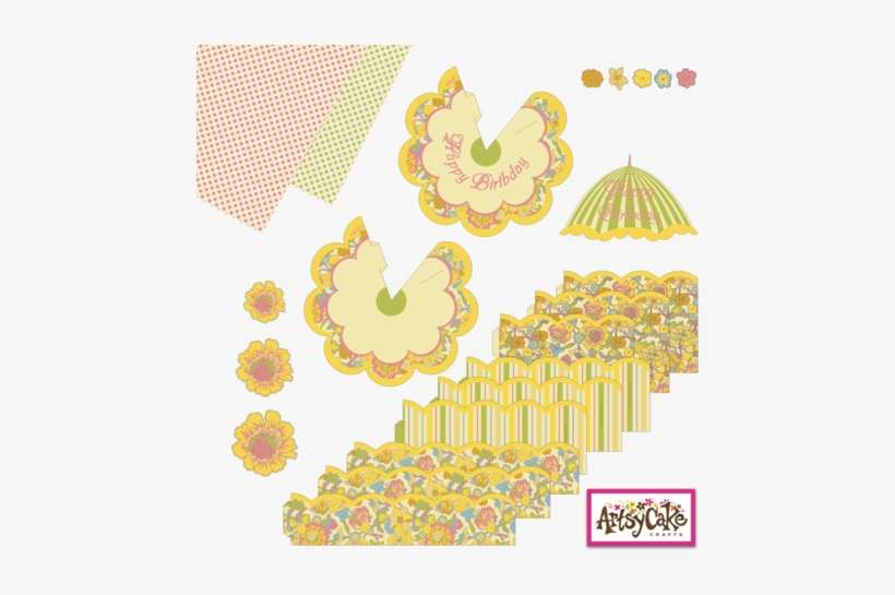 French Floral / Cake Decorations, transparent png download