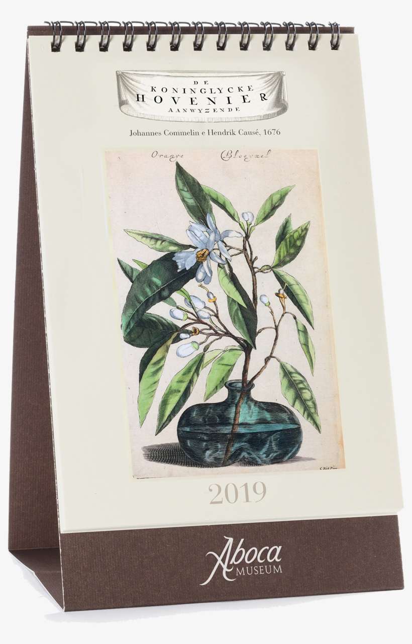 Picture Of Botanical Desk Calendar - Agenda Botanica 2019, transparent png download