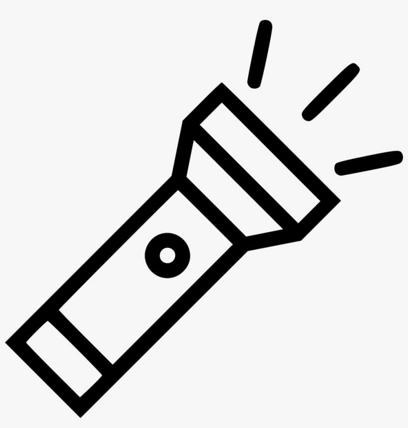 Flashlight Light Dark - Vaping Icon, transparent png download