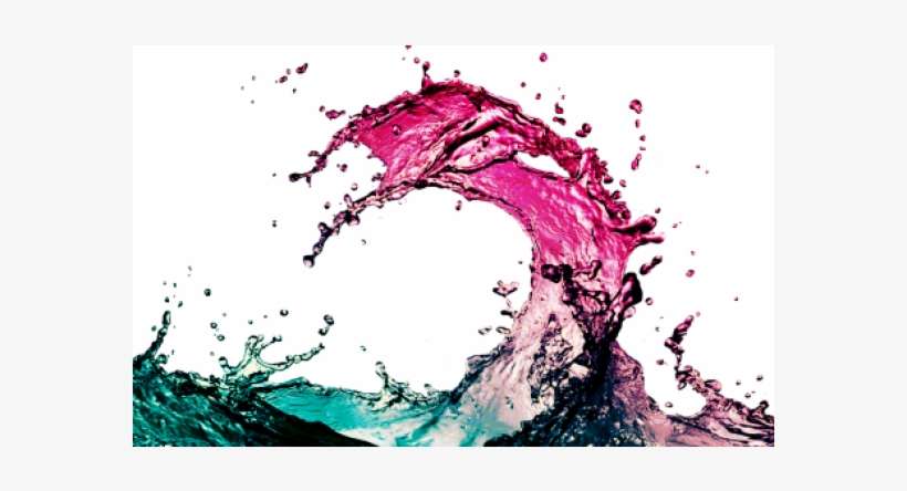 The Laptop Skin - Blue Water Splash Png, transparent png download