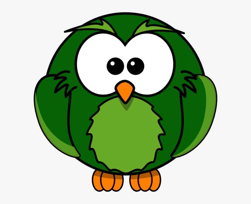 How To Set Use Dark Green Owl Svg Vector - Cartoon Owl Shower Curtain, transparent png download