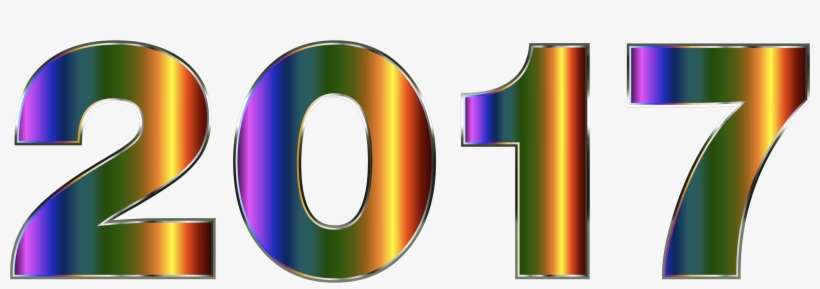 Clip Black And White Stock 2017 Clipart - 2017 Png No Background, transparent png download