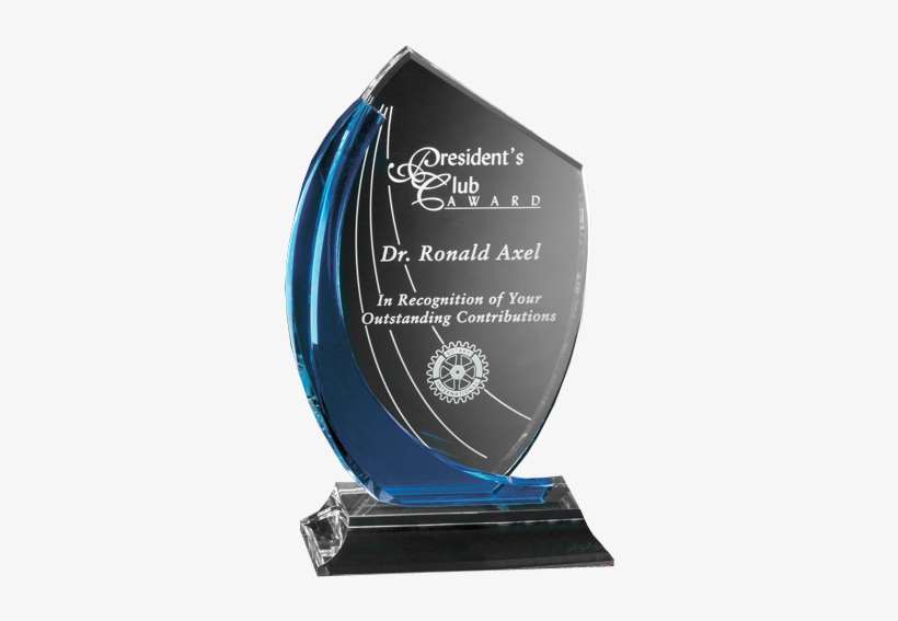 Jingyage Shining Star Trophies And Awards Shooting - Blue Shadow Crystal Corporate Award, transparent png download