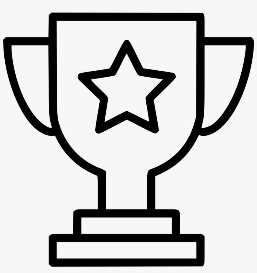 Star Trophy - - Trophy Icon Png, transparent png download