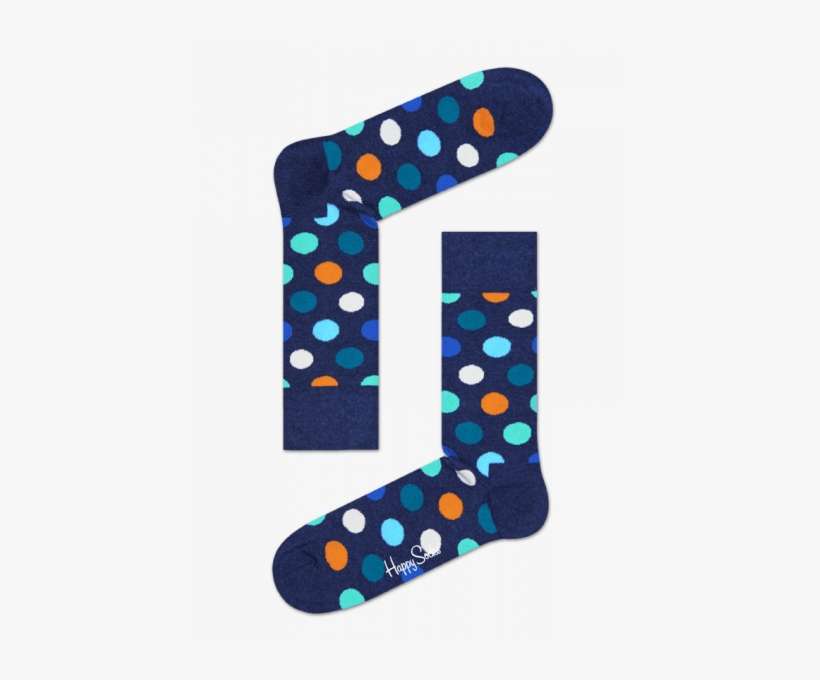 Big Dot Socks At Happy Socks - Happy Socks Big Dot Blue, transparent png download