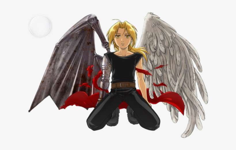 If Possible, Could You Get Rid Of The Angel Wing And - Full Metal Alchemist Edward, transparent png download
