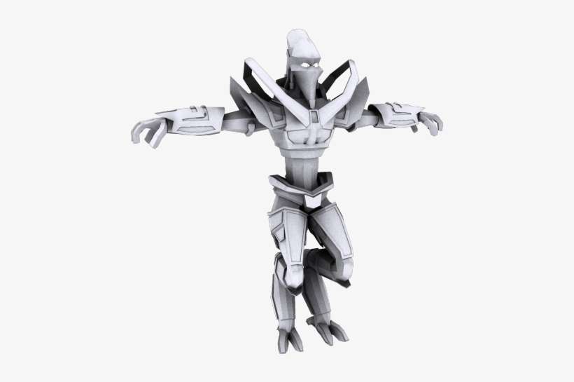 Once Again Working Off The Base Mesh Of The Naked Protoss, - Action Figure, transparent png download