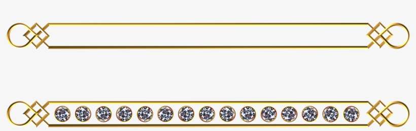 Gold Divider Png - Gold, transparent png download