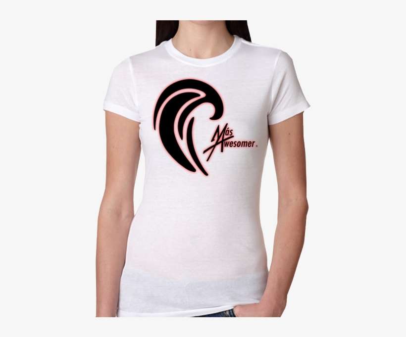 The Neon Summer Splash Glow Wave Ladies White Tee - Wonder Woman Gal Gadot T Shirt, transparent png download