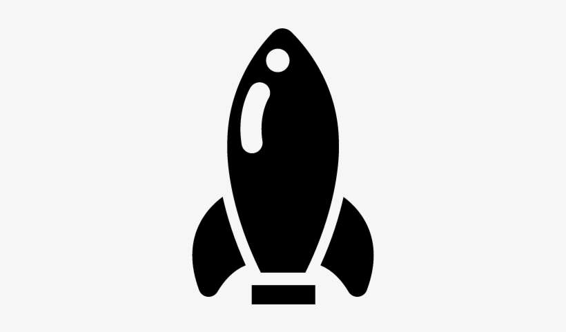 Rocket Vector - Rocket Png Silhouette, transparent png download