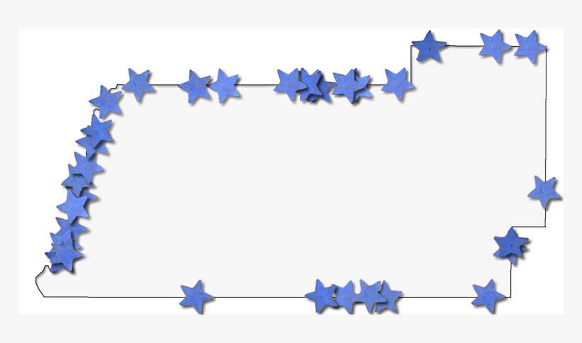 A Map Of Pasco With A Thin Black Outline, Inner Drop - Silhouette, transparent png download