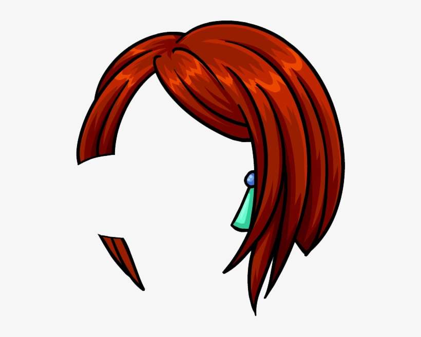 Cabello-despampanante - Cabelos Do Club Penguin, transparent png download