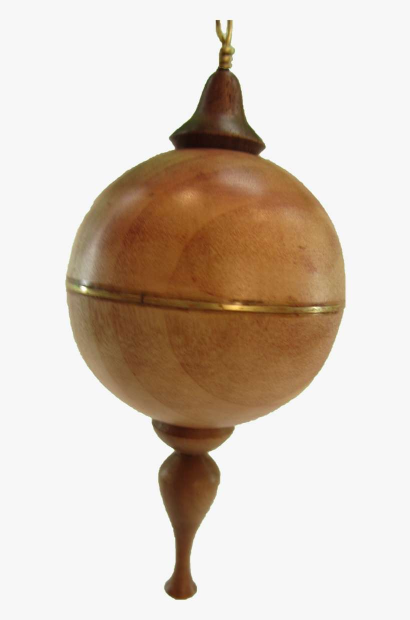 Woodturned An Aspen Globe With Bronze Wire Inlay - Woodturning, transparent png download