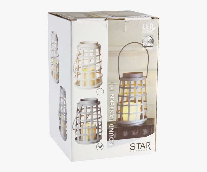 Lantern Frame - Frame Ljuslykta Grå - Star Trading, transparent png download