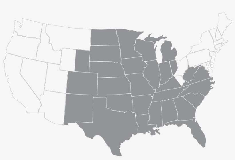 Distribution Map Full - Map Of Christian Nation, transparent png download