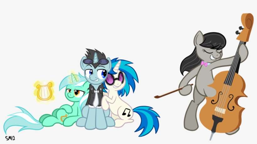 Dj Clipart Neon Light - Vinyl Scratch X Neon Lights X Octavia, transparent png download