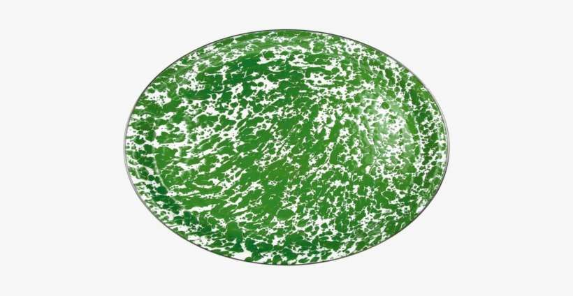 Green Swirl Pattern - New Green Swirl Large Serving Tray By Golden Rabbit, transparent png download