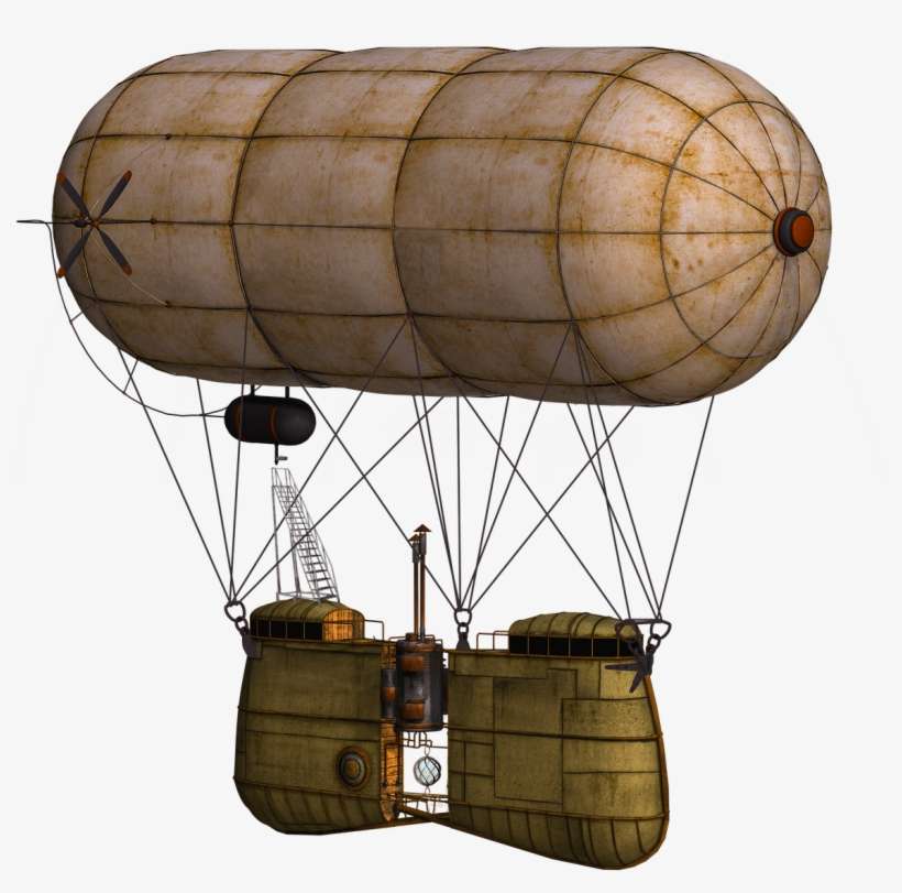 Steampunk Balloon Aerostat - Steampunk Balloon, transparent png download