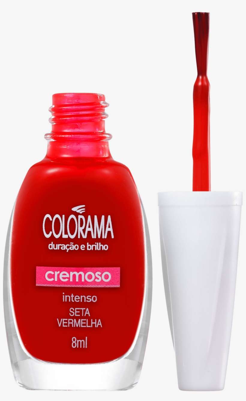Colorama Forma Em Cor Seta Vermelha - Esmalte Colorama, transparent png download