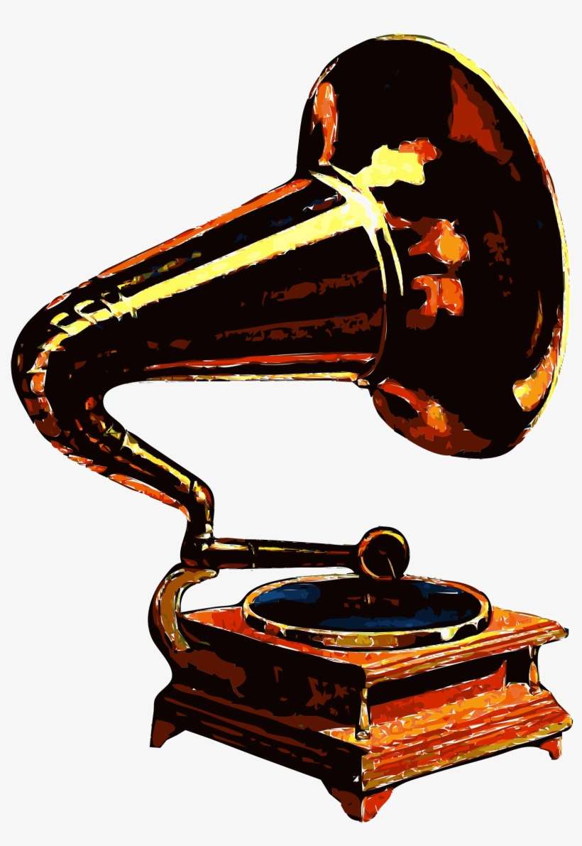 Gramophone Png Transparent - Gramophone Clip Art Png, transparent png download