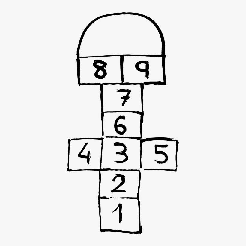 Chasonn Estimates That It May Be The Single Largest - Hopscotch Clipart Black And White, transparent png download
