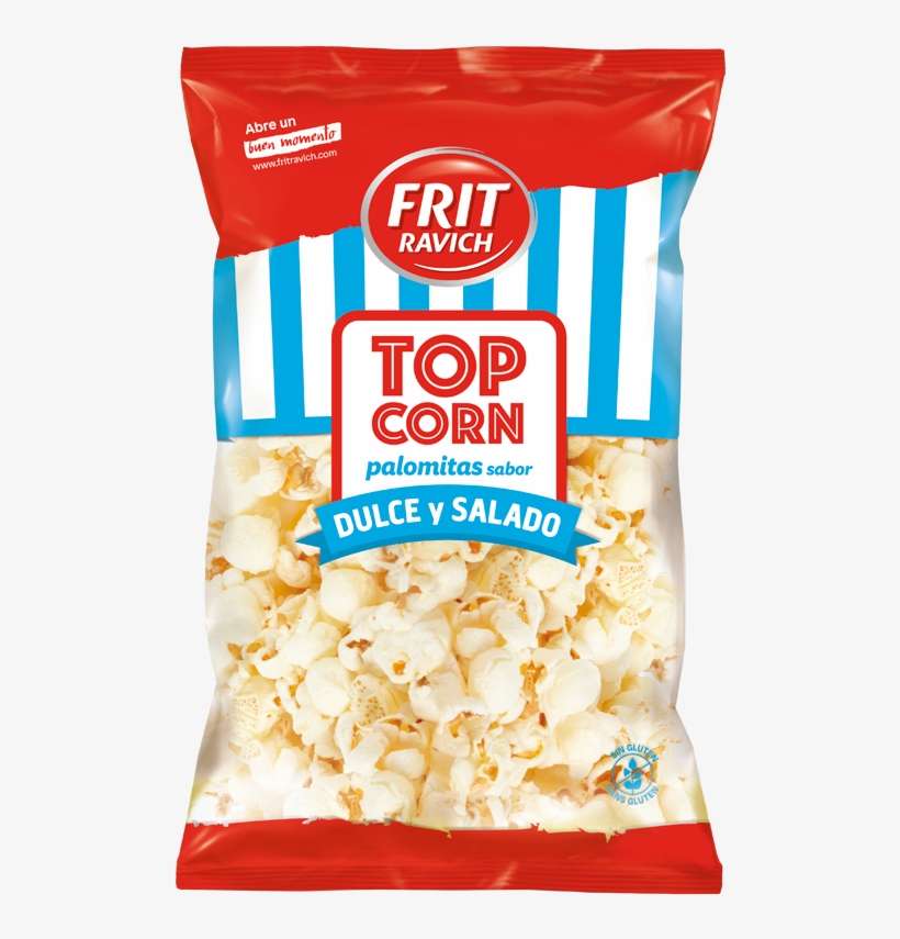 Palomitas Dulces Y Saladas Top Corn Frit Ravich - Palomitas Dulces Y Saladas, transparent png download