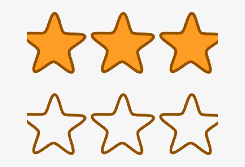 5 Star Rating Cliparts - 5 Star Rating Clip Art, transparent png download