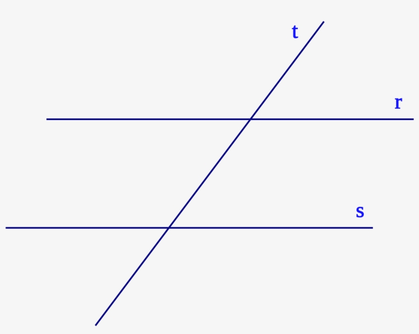 Rectas Paralelas Y Una Secante, transparent png download