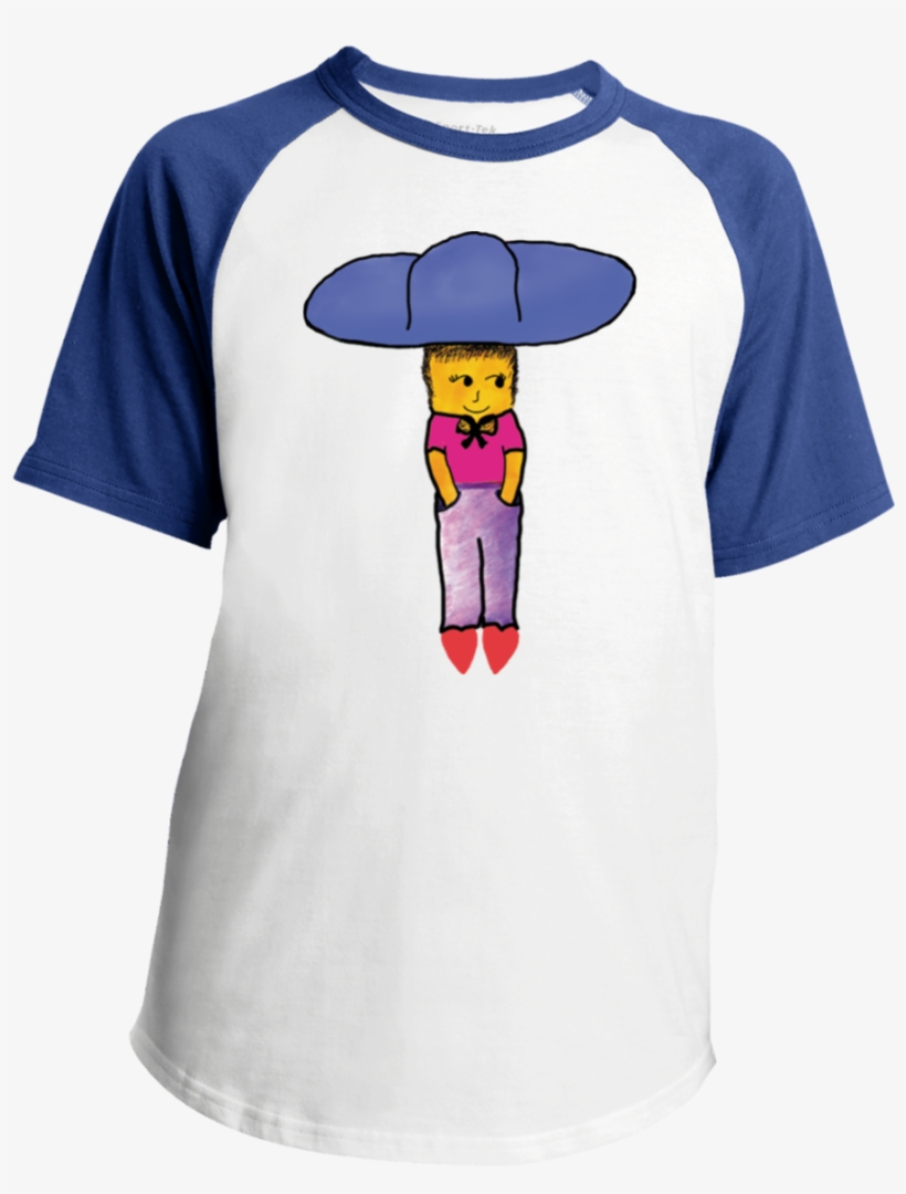 Boy In Mexican Hat Youth Raglan Jersey - Raglan Sleeve, transparent png download