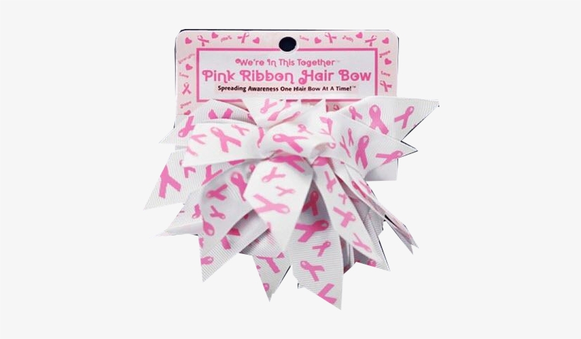Fundraising For A Cause 25 Pink Ribbon Hair Bows (25, transparent png download