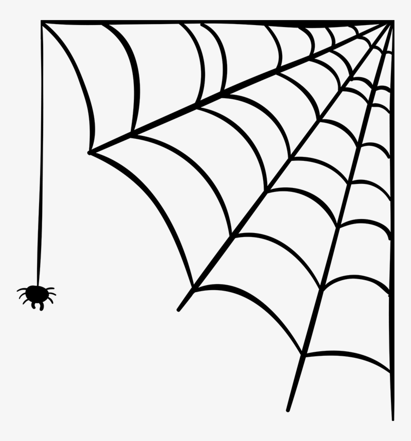 Spider Web Halloween Sticker - Spider Web, transparent png download