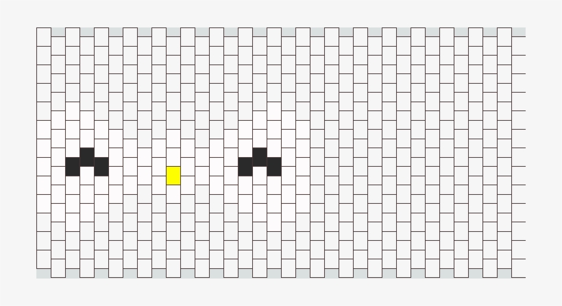 Hello Kitty Bow Bead Pattern - Necklace, transparent png download