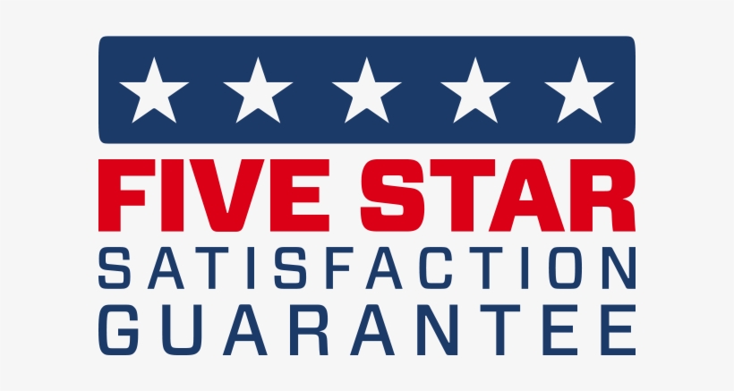 Five Star Satisfaction Guarantee - Money Back Guarantee, transparent png download