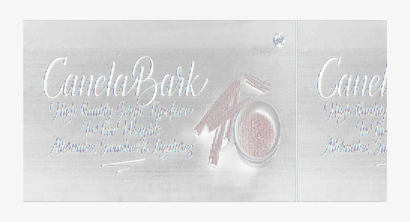 Free Canela Bark Font - Emblem, transparent png download