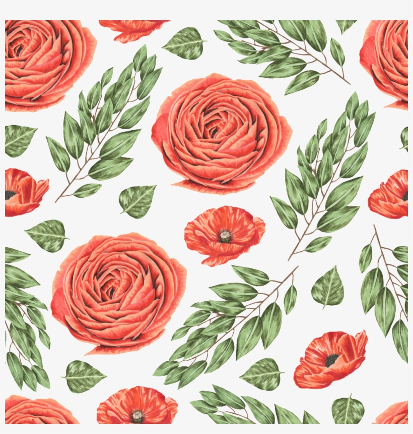 Red Rose Leaf Png De Antecedentes - Portable Network Graphics, transparent png download