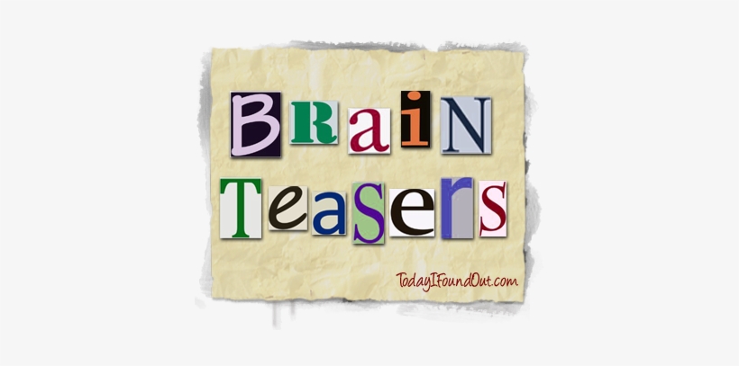 Brain Teasers Sign, transparent png download