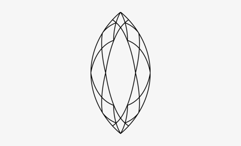 Marquise Cut Diamonds - Marquise Diamond Drawing, transparent png download