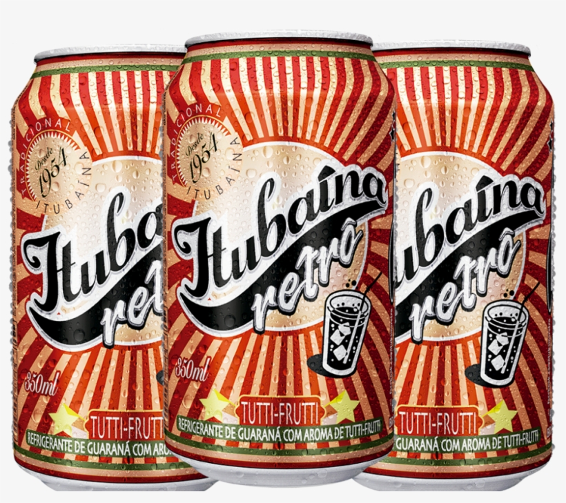 Refrigerante Itubaína Retrô 350ml Cx 12 Unidades Br37 - Refrigerante Itubaína Tutti Frutti, transparent png download
