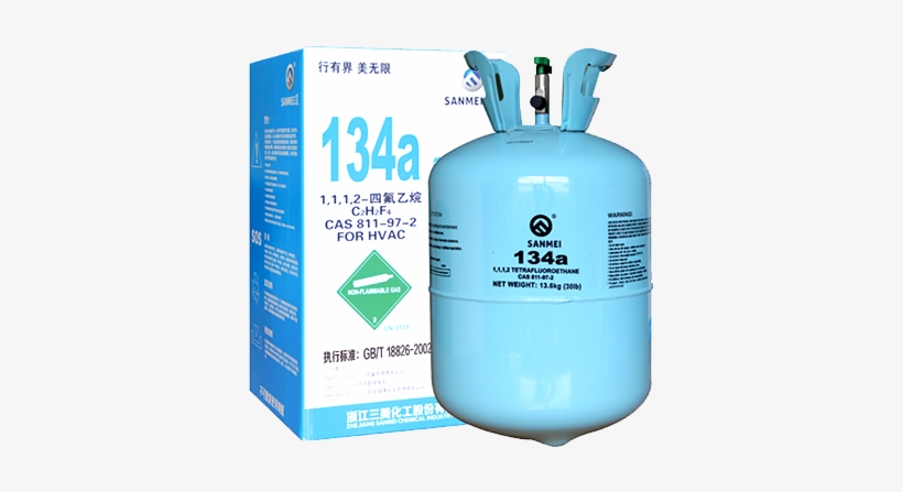 Refrigerante R134a Sanmei Cil - Gas Refrigerante R134a PNG Image ...