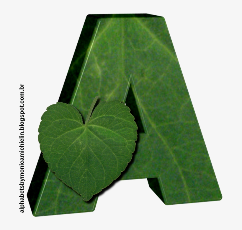 Folha Em Forma De Coração Alfabeto Png - Alphabet, transparent png download