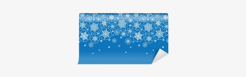 Fotomural Vector Copos De Nieve Cayendo Horizontal - Snow, transparent png download